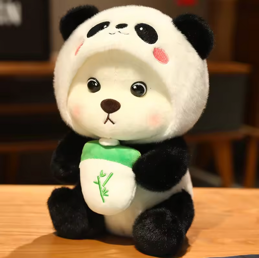 Plush panda bear